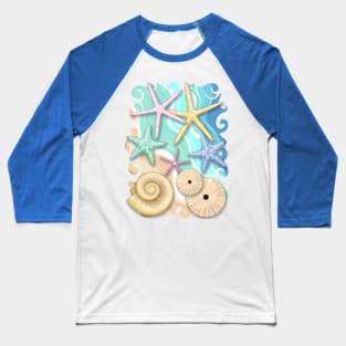 Sea Life Relax on Shore Baseball T-Shirt